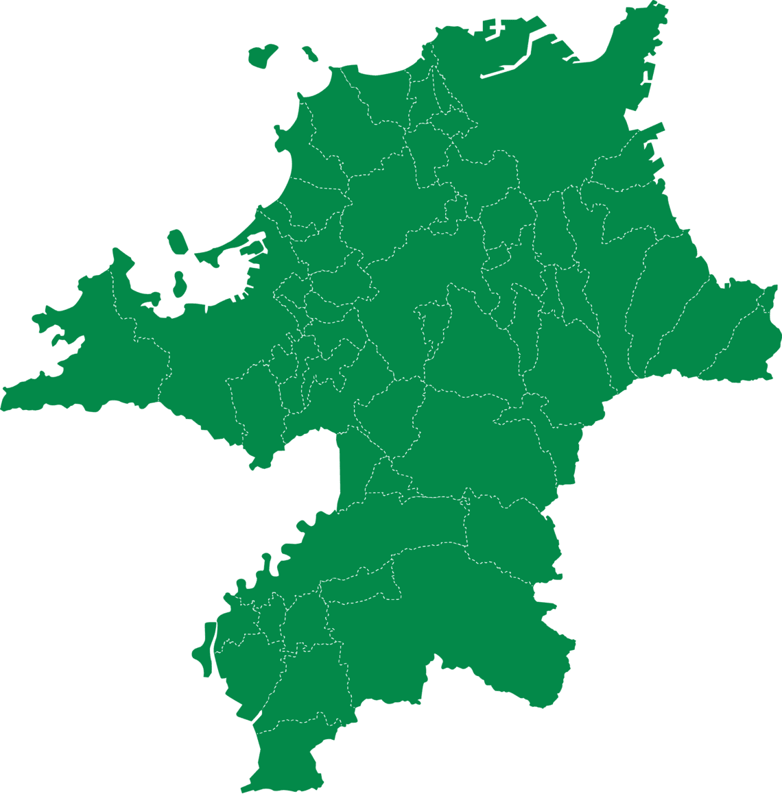 福岡県内の浮気調査 出張対応エリア